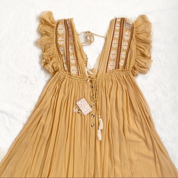 Free People Bali Will Wait For You Midi Dress - Picture 7 of 8